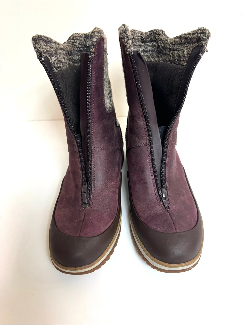 Merrell Eventyr Cuff Waterproof Insulated Winter Boots Wine Burgundy Size 9.5
